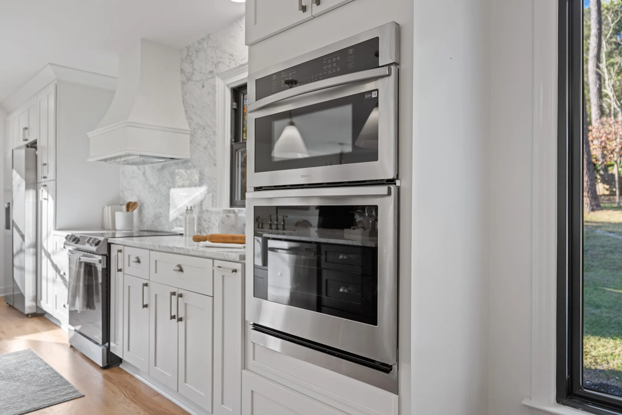 Pemberton: built-in ovens and cabinet storage